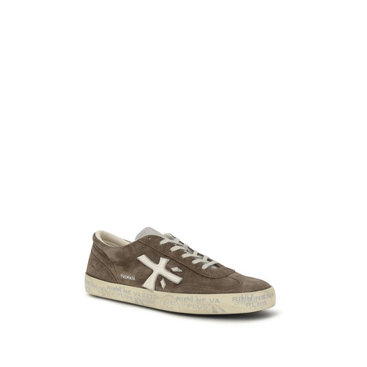 Brown Calf Leather Bos Taurus Low Top Sneakers