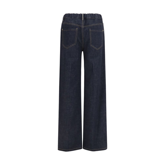 Blue Cotton Jeans Denim