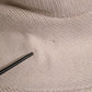 Women Beige Wool Knit Wide Brim Bucket Capello Hat
