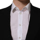 Black Wool Single Breasted Men Blazer Jacket