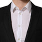 Black Wool Single Breasted Men Blazer Jacket