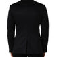 Blue Cashmere Single Breasted Blazer Jacket