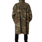Multicolor Camouflage Hooded Coat Jacket