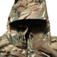 Multicolor Camouflage Hooded Coat Jacket