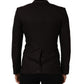 Brown Wool GOLD Single Breasted Men Jacket