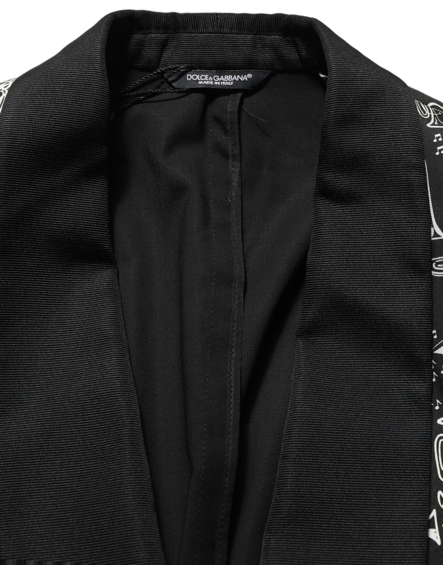 Black Crystal Embellished Coat Blazer Jacket