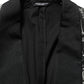 Black Crystal Embellished Coat Blazer Jacket