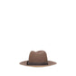 Brown Raffia Fedora