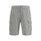 Gray Cotton Bermuda Shorts