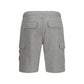 Gray Cotton Bermuda Shorts