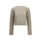 Beige Linen Sweatshirt
