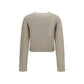 Beige Linen Sweatshirt