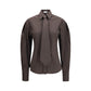 Brown Cotton Dress Shirt