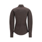 Brown Cotton Dress Shirt