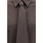 Brown Cotton Dress Shirt