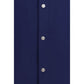 Blue Cashmere Full-Length Jacket