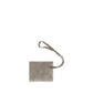 Gray Calf Leather Bos Taurus Keychain