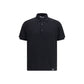 Black Cotton Polo Shirt
