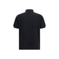 Black Cotton Polo Shirt