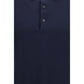 Blue Cotton Polo Shirt