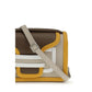 Orange Calf Leather Bos Taurus Shoulder Bag