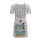 White Cotton Casual Dress