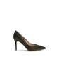 Bicolor Calf Leather Bos Taurus High Heel Pumps