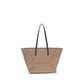 Beige Cotton Shoulder Bag