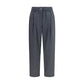 Gray Wool Oves Aries Casual Pants