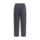 Gray Wool Oves Aries Casual Pants