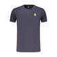 Blue Cotton Men's T-Shirt