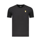 Black Cotton Men's T-Shirt