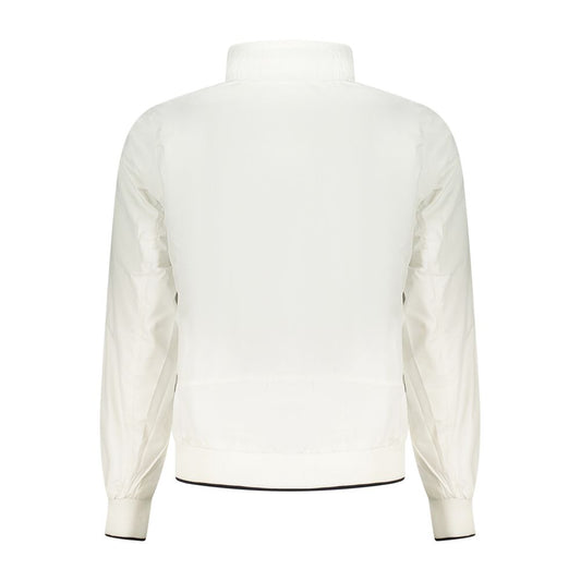 White Polyester Men's Jacket
