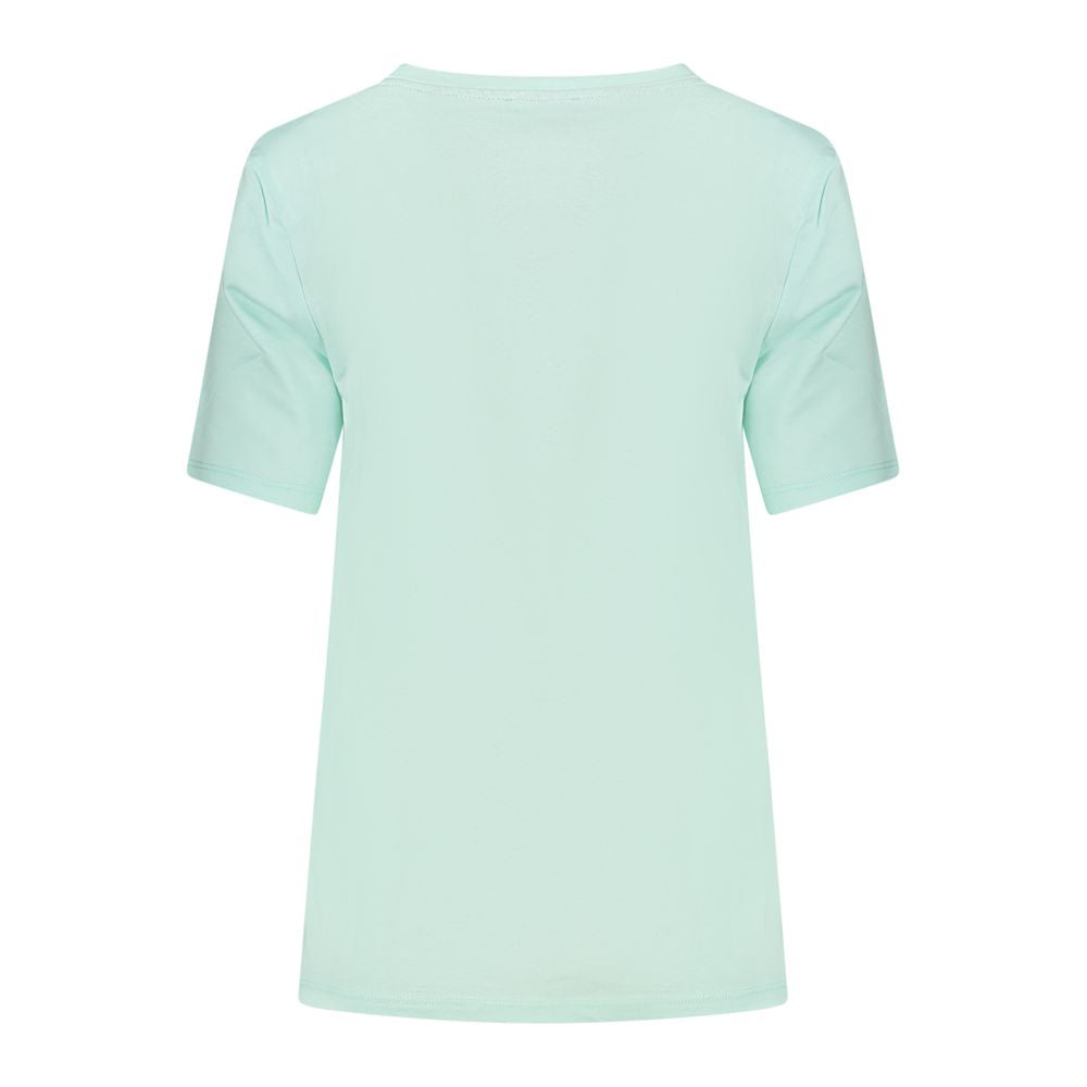 Green Cotton Women's T-Shirt