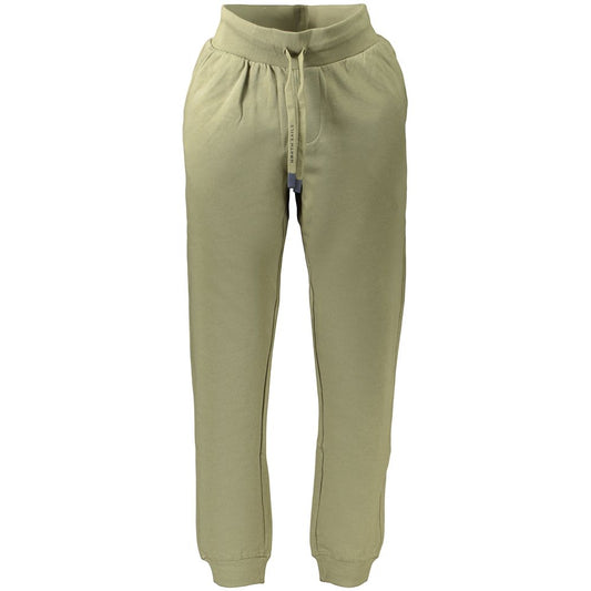 Green Cotton Men's Trouser