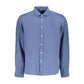 Blue Linen Men's Shirt
