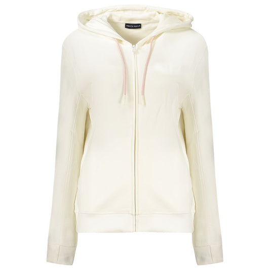White Cotton Womens Sweatshirt