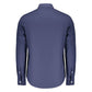 Blue Cotton Mens Shirt