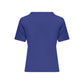 Blue Viscose Woman T-Shirt