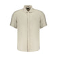 Beige Linen Men's Shirt