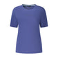 Blue Cotton Women's T-Shirt
