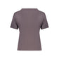 Gray Viscose Women T-Shirt