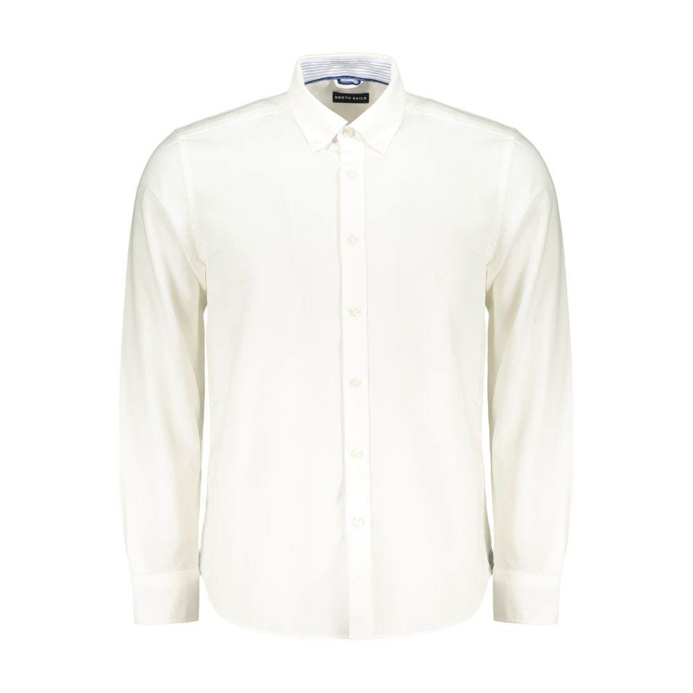 White Cotton Men's Shirt