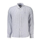Blue Linen Men's Shirt