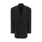 Black Wool Oves Aries Blazer