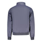 Blue Polyester Men's Jacket
