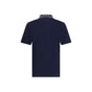 Blue Cotton Polo Shirt
