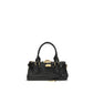 Black Buffalo Leather Shoulder Bag