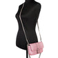 Marc Jacobs Neon Pink The Monogram Leather J Marc Mini Shoulder Bag Crossbody