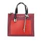 Marc Jacobs Grind Mini Pomegranate Colorblock Leather Tote Crossbody Handbag